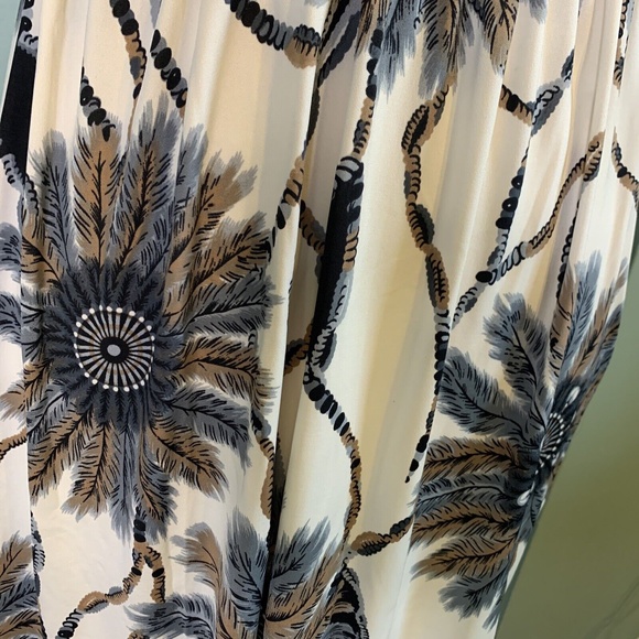 De Colores Strapless Dress Feathers Women's Size Medium - Picture 2 of 7